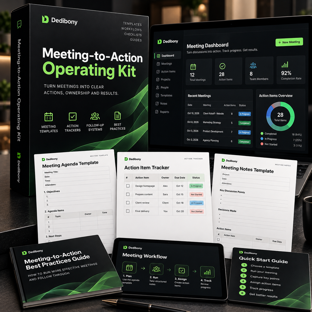Meeting-to-Action Operating Kit