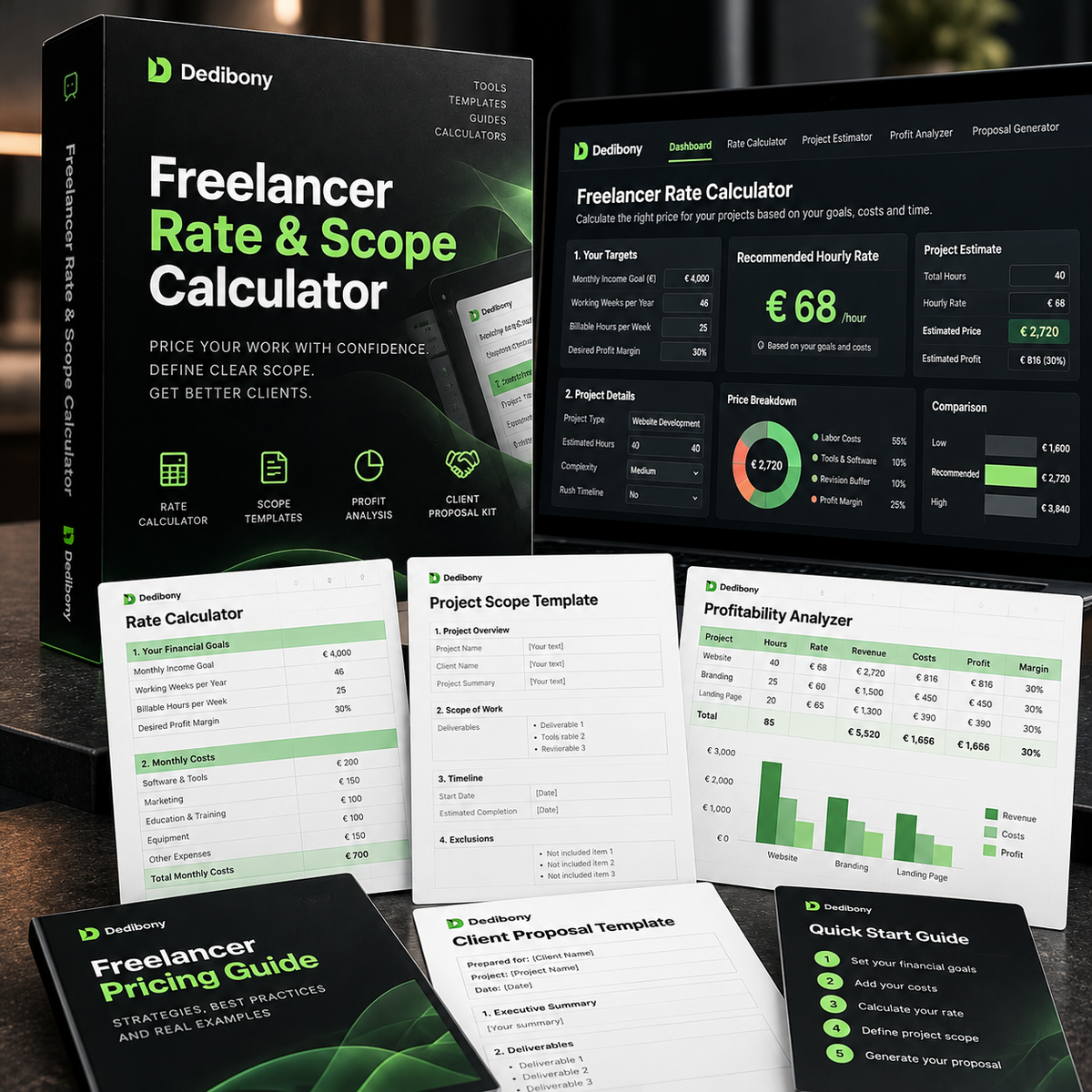 Freelancer Rate & Scope Calculator